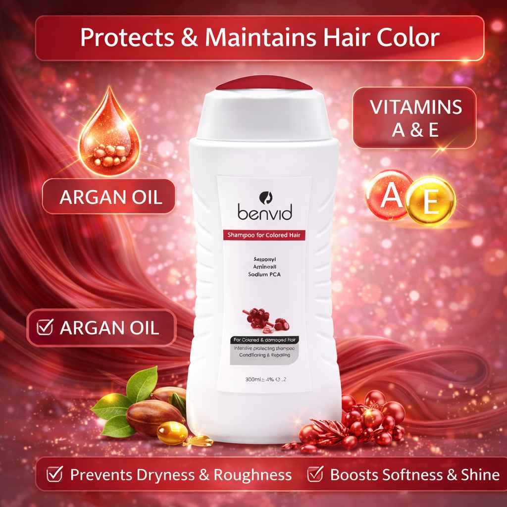شامپو مناسب موهای رنگ شده بنوید