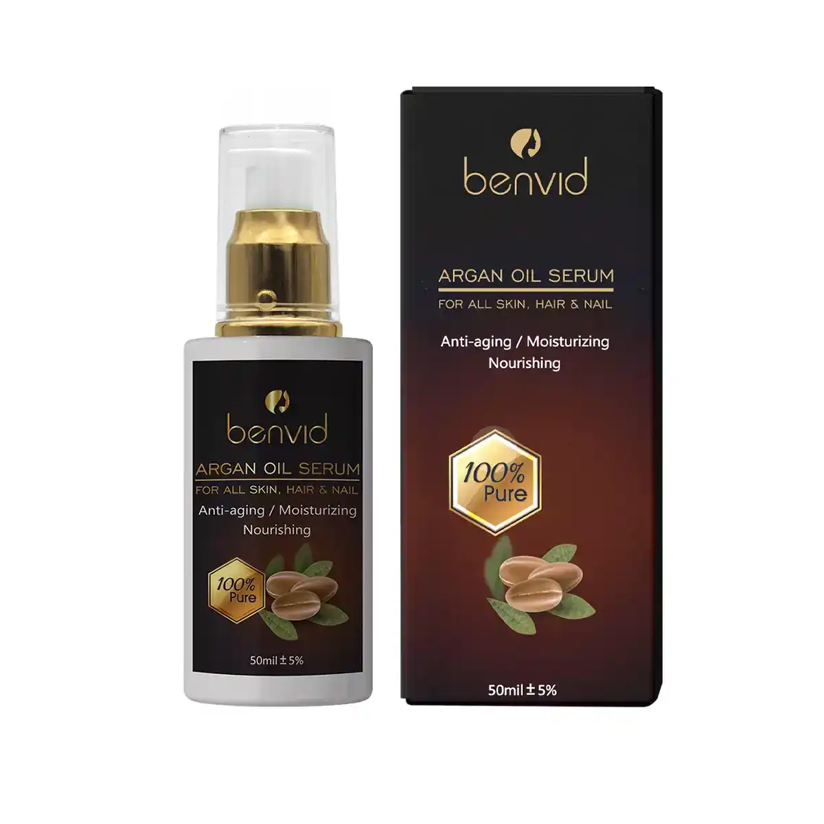 روغن آرگان مراقبت پوست، مو و ناخن بنوید