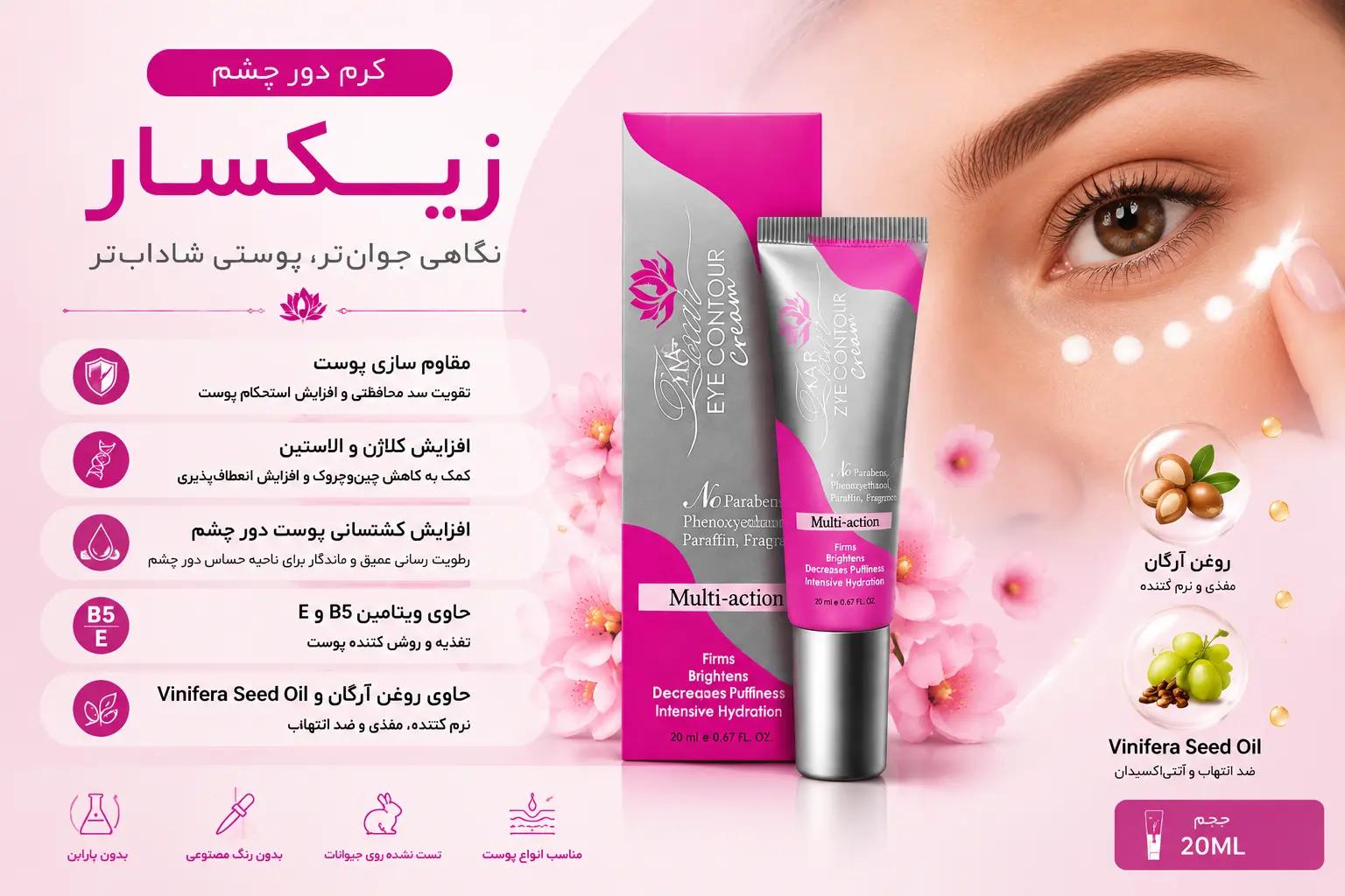 کرم دور چشم زیکسار
