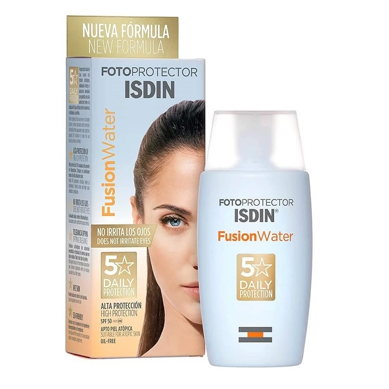 کرم ضد آفتاب بدون رنگ فیوژن وات  ایزدین SPF 50 اصل