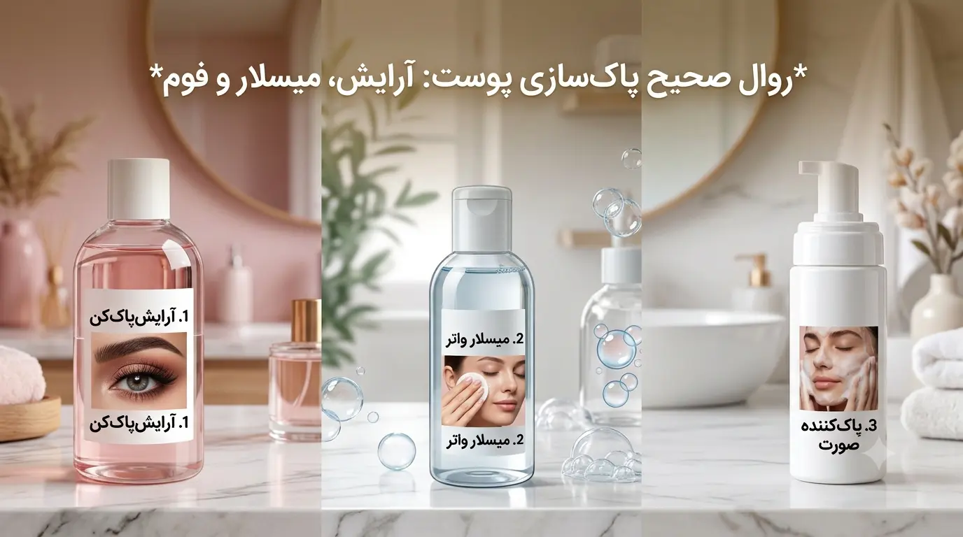 تفاوت آرایش‌پاک‌کن (میسلار واتر) و پاک‌کننده صورت