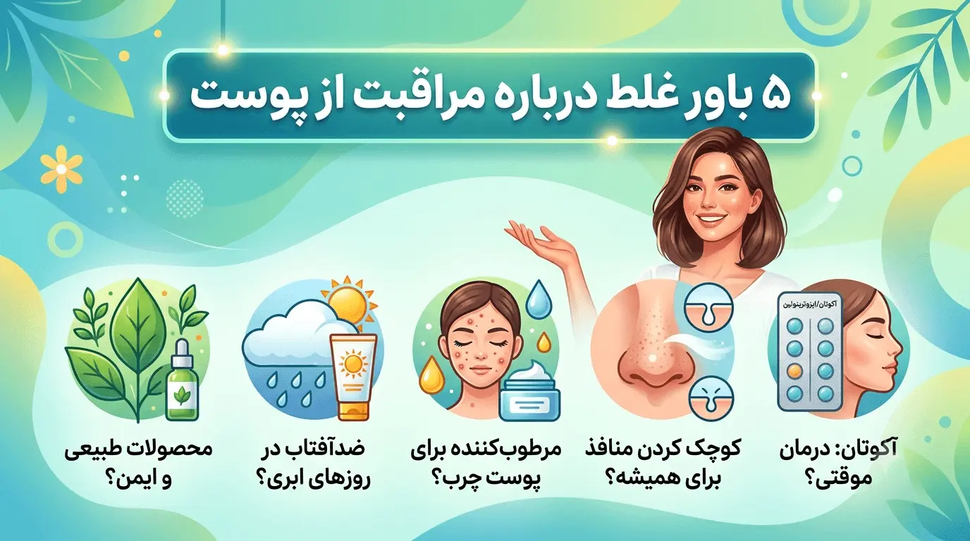 باور غلط درباره مراقبت از پوست